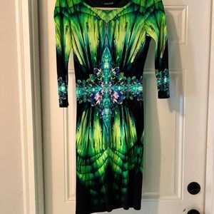 Roberto Cavalli Mini Dress - work once. Perfect condition. Size 38
